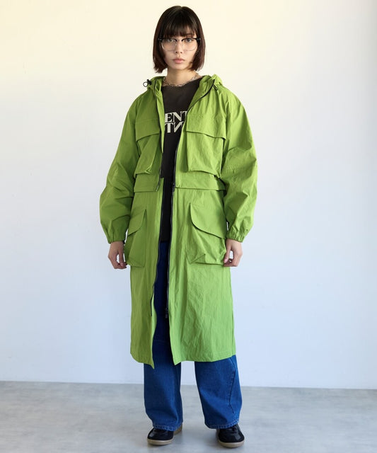 撥水ナイロン2WAYコート